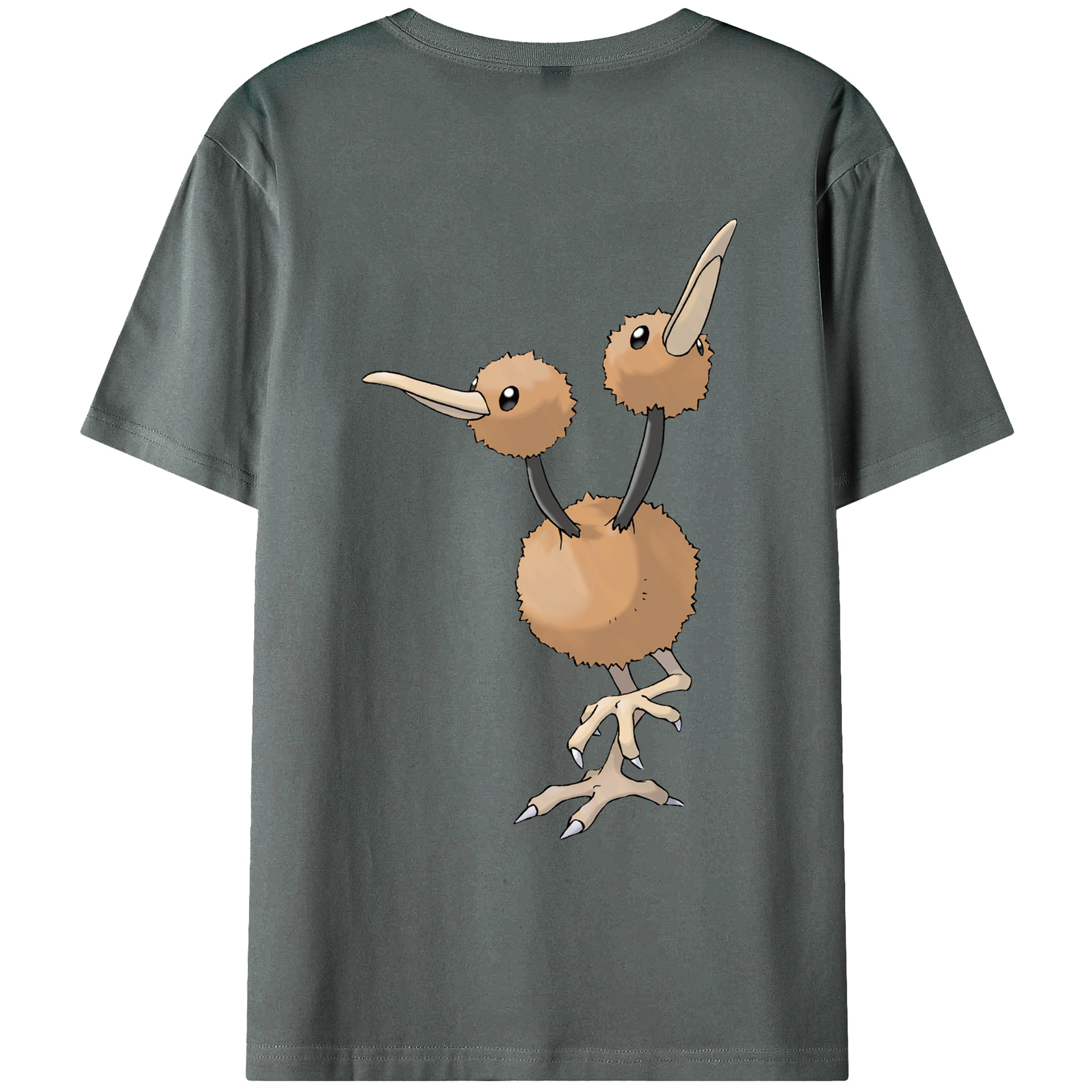 （画像用） ポケットモンスター Pokémon 綿100％ メンズ半袖Tシャツ（バックプリント） 通気性